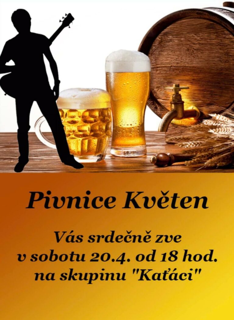 Kaťáci u nás na pivnici 20.4. 2024 od 18 hod.