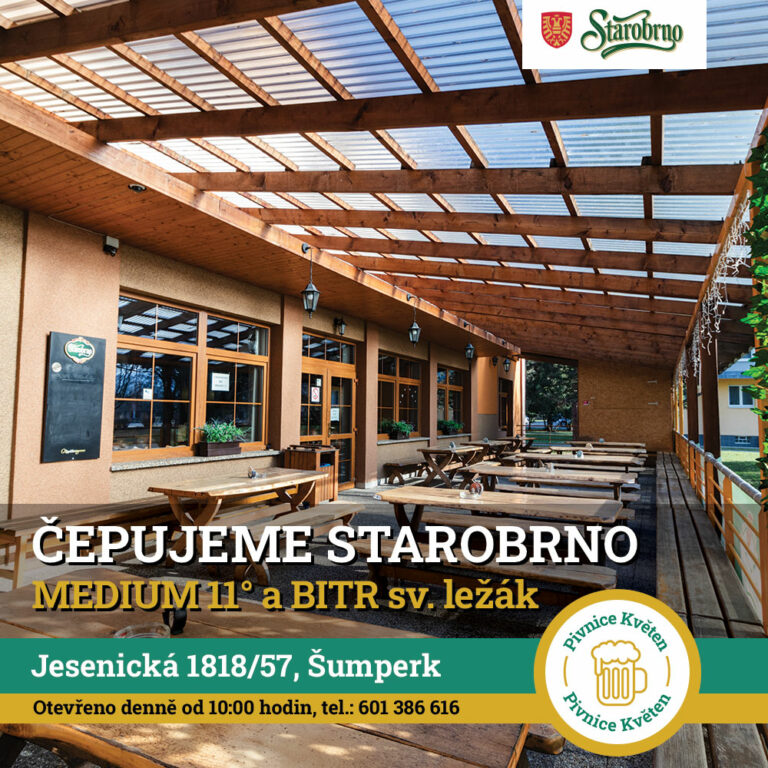 Čepujeme Starobrno každý den