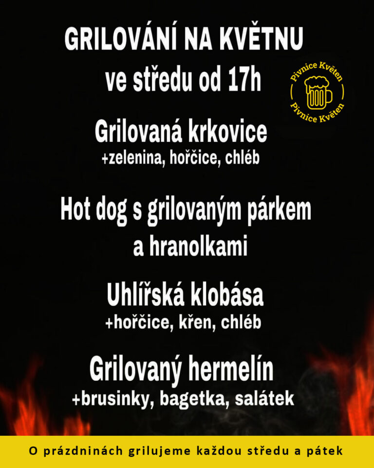 Středeční grilování 21.8.